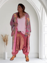 Harem broek met mandala steen rood