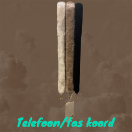 Telefoon / tas band bont crème