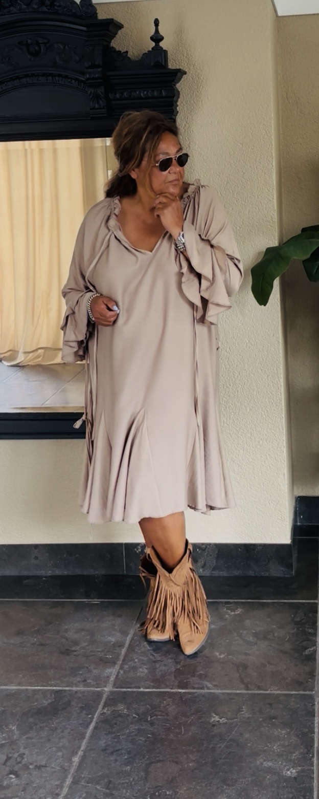 Jolien combinatie set camel/camel