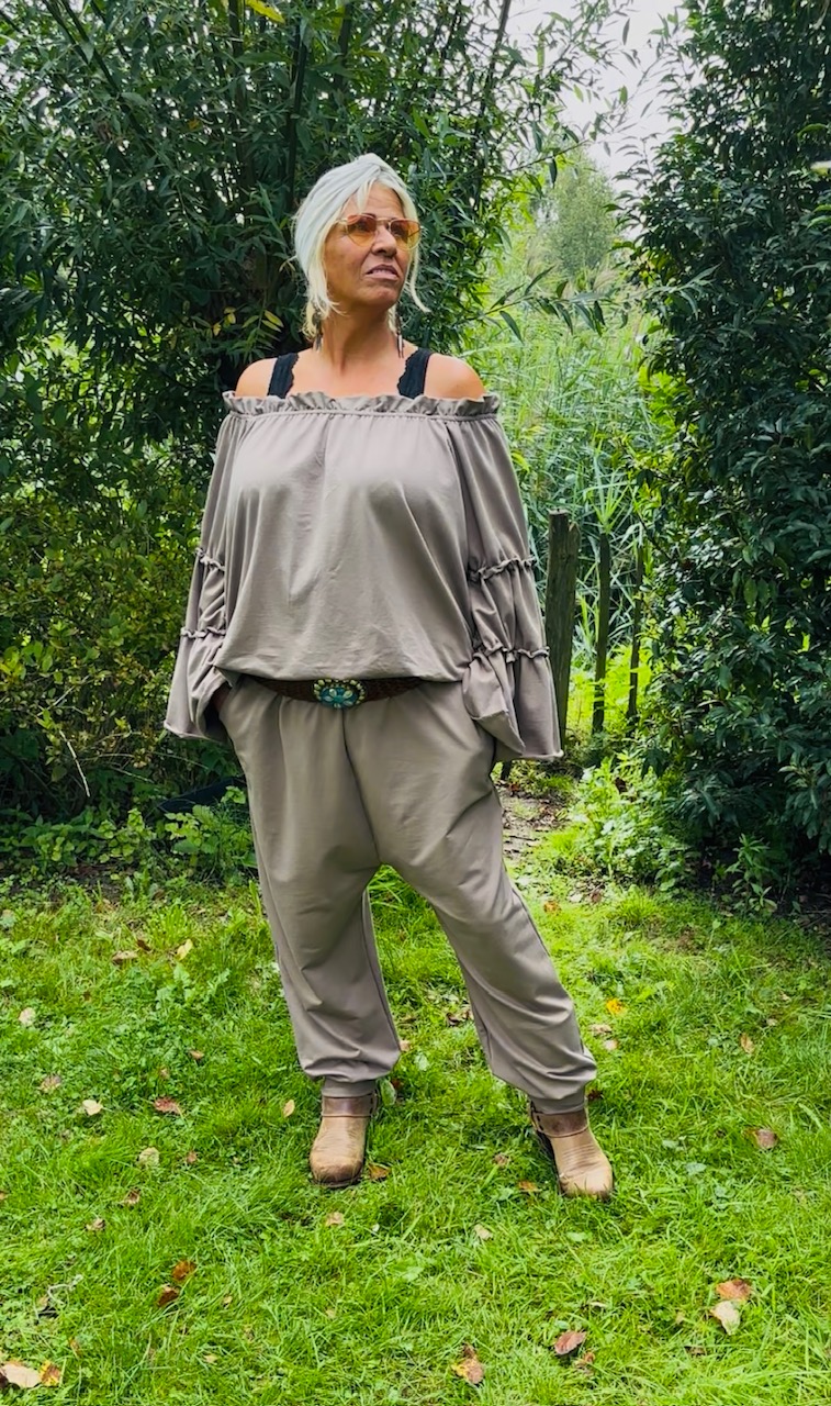 Groot combinatie set "Gaaf" taupe