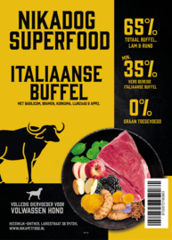 NiKadog® Superfood Italiaanse Buffel 12 kg