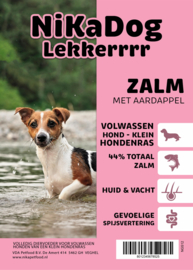 Nikadog Lekker mini adult zalm aardappel 2kg