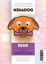 NiKaDog Mini Adult Eend Graanvrij met Zoete Aardappel 2 kg