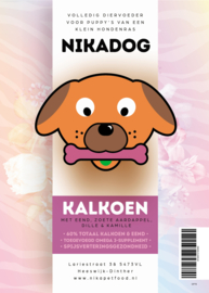NiKaDog Puppy Mini Adult Kalkoen graanvrij Met Zoete Aardappel 2 kg