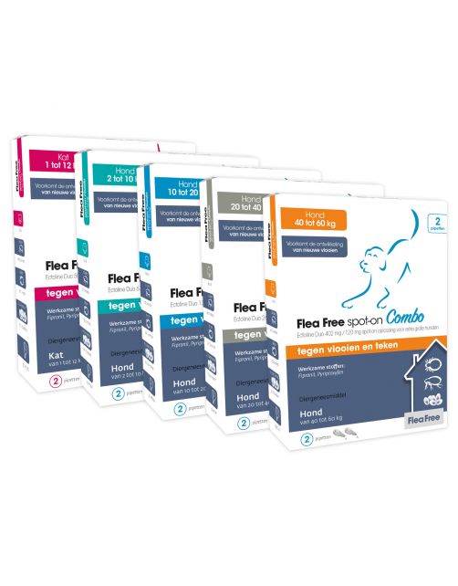 flea free spot-on combo 40-60 kg