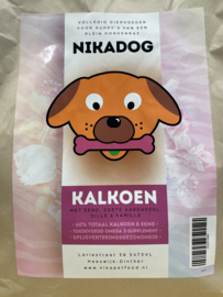 NiKaDog Puppy Mini Adult Kalkoen  Met Zoete Aardappel 6 kg
