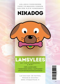 NiKaDog Mini Adult  Lam  Graanvrij Met Zoete Aardappel  2 kg