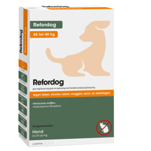 Refordogs spot-on  25-40   kg 3 pipet