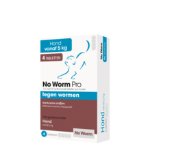 No Worm Pro 2 tablet kleine Hond  en Puppy 0.5 tot 10 kg