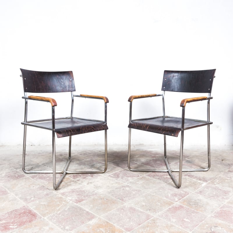 Thonet Chairs B 11 by Marcel Breuer