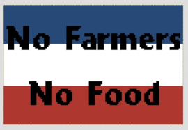 Vlag boerenprotest