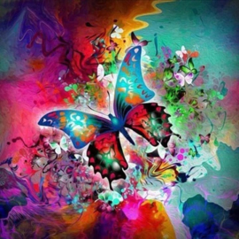 Diamondpainting Vlinder