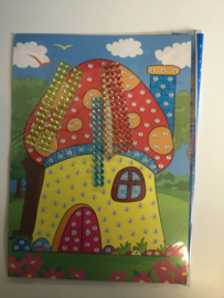 Diamond painting met glitter stickers