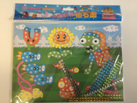 Diamond Painting mit Aufkleber Diamanten