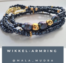 Golden Aura  Wikkelarmband