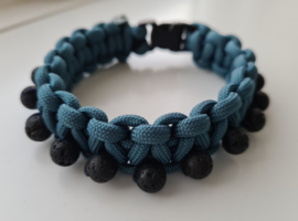 Paracord Armband Cobra Blue Lava