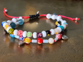 Bloemen armband, Love and Joy