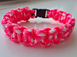 Paracord Armband Cobra Pink