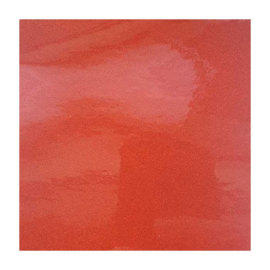 Transparant glitter vinyl red/orange