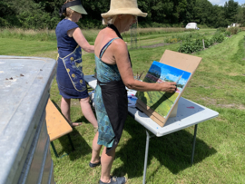 Buitenworkshop landschapschilderen Kollum