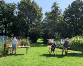 Buitenworkshop landschapschilderen Kollum