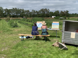 Buitenworkshop landschapschilderen Kollum