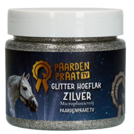 Paardenpraat Glitter Hoeflak | Zilver