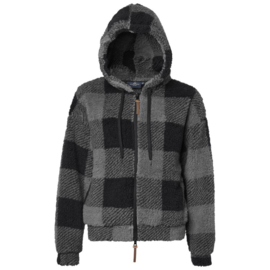 Mountain Horse Vest Chess Fleece | Black/grey