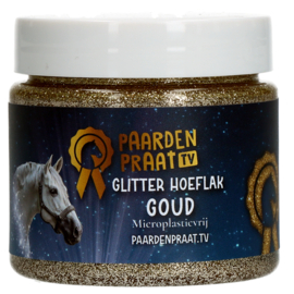 Paardenpraat Glitter Hoeflak | Goud