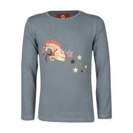 Red Horse Kleding setjes Shirt met Vest | Blauw/Grijs