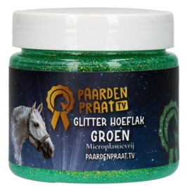 Paardenpraat Glitter Hoeflak | Groen