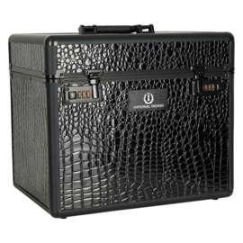 Imperial Riding Grooming box Shiny | Black Croco
