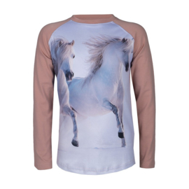 RED HORSE T-Shirt Pixel Garnet Rose | 128