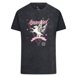 Imperial Riding T-shirt Blossom Black | Maat 140