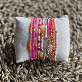 Armbandenset Pink