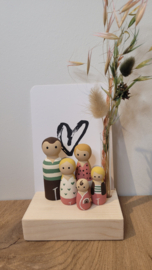 Gepersonaliseerde peg dolls