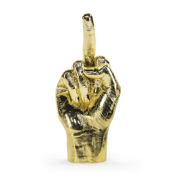 Bitten Design The Finger Sculpture Gold