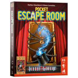 Spel Pocket Escape Room Achter Het Gordijn