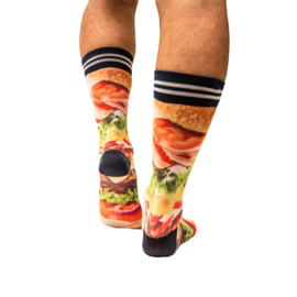 Sock My Feet Hamburger