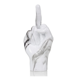 Bitten Design The Finger Sculpture Marble