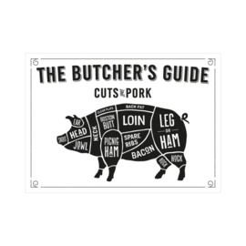 Beezonder Poster Butcher's Pork Guide