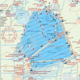 Kaartkussen Vinkeveense Plassen