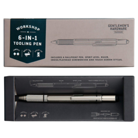 Gentlemen's Hardware 6-in-1 Multi Tool Pen