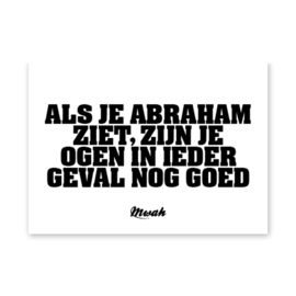 Mwah Kaart Als Je Abraham Ziet