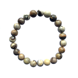 Armband Zebra Jasper Brown