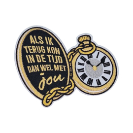 As ik terug kon in de tijd