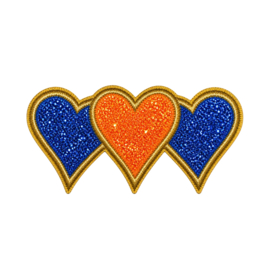 Glitter hartjes - Lampegat