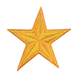 Ster 6cm - Oranje