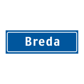 Magneet Plaatsnaambord Breda