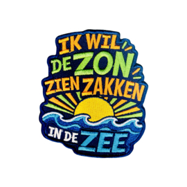 Ik wil de zon zien zakken in de zee